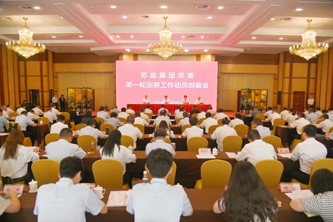 蘇鹽集團(tuán)黨委召開第一輪巡察工作動員部署會 蘇鹽集團(tuán)黨委召開第一輪巡察工作動員部署會
